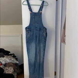 Old navy overalls medium wash size 8